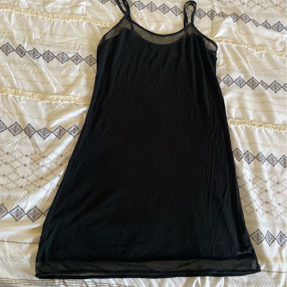 Calvin Klein Athletic Black Mesh Dress